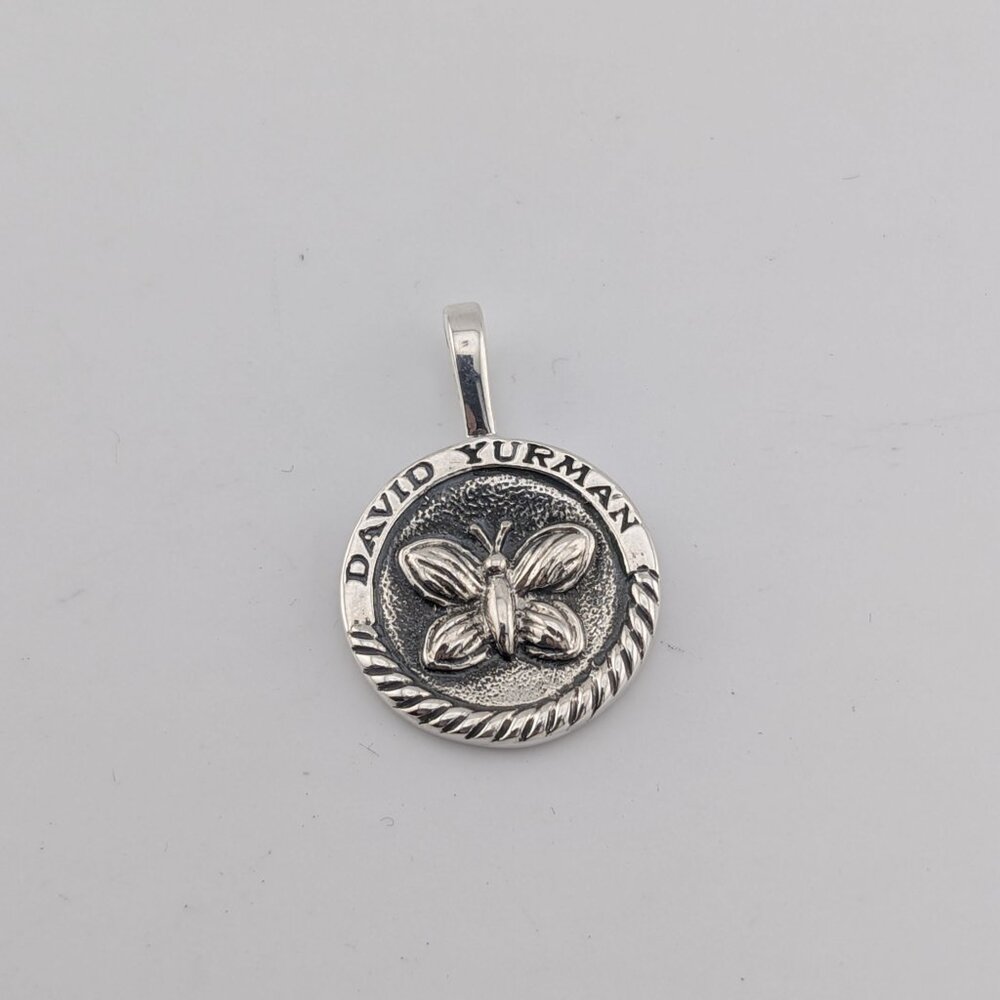 David Yurman Butterfly Pendant – Sterling Silver
